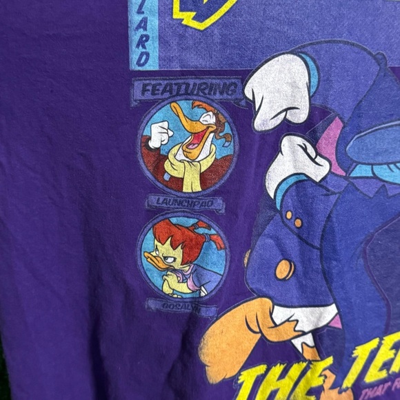 Disney Purple Darkwing Duck Short Sleeve Tee - Picture 4 of 5